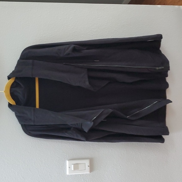 Lululemon Coast Easy Wrap Black Asymmetrical Hoodie - Picture 10 of 11